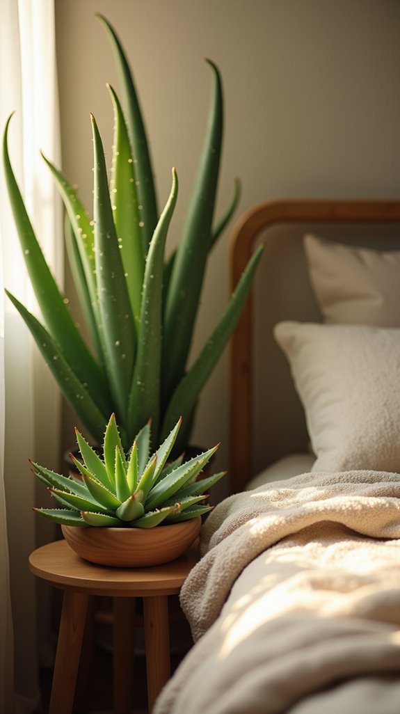 aloe vera promotes restful healing