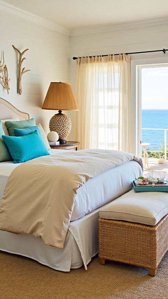 beachy bedroom accessory ideas