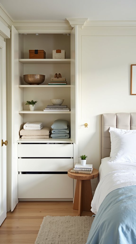bedroom storage organization tips