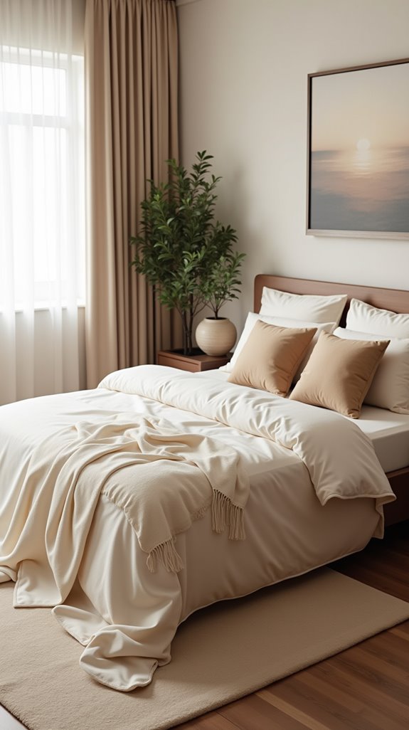 beige for cozy ambiance