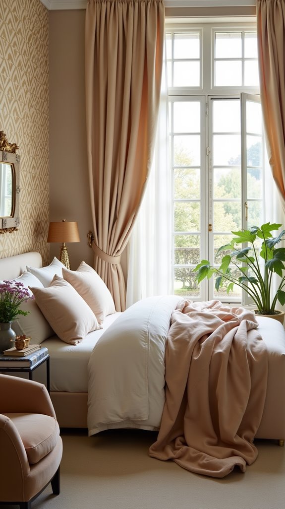 bold beige wallpaper designs