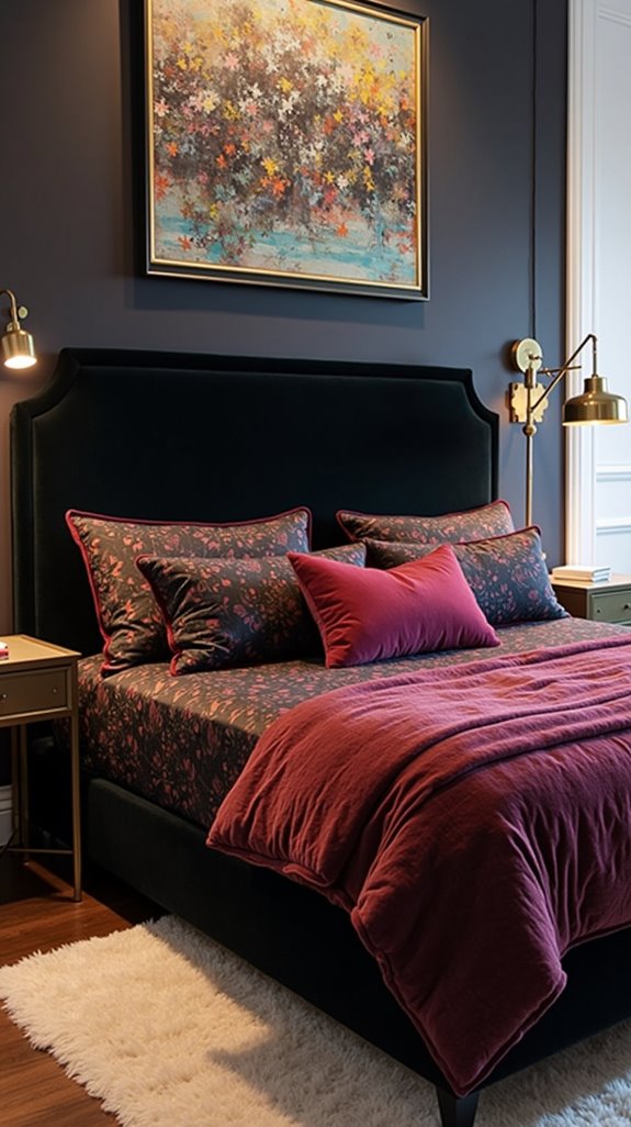 bold black headboards elevate style