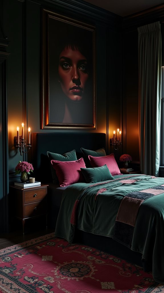 bold dark hues design