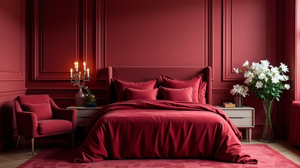 bold red bedroom inspiration