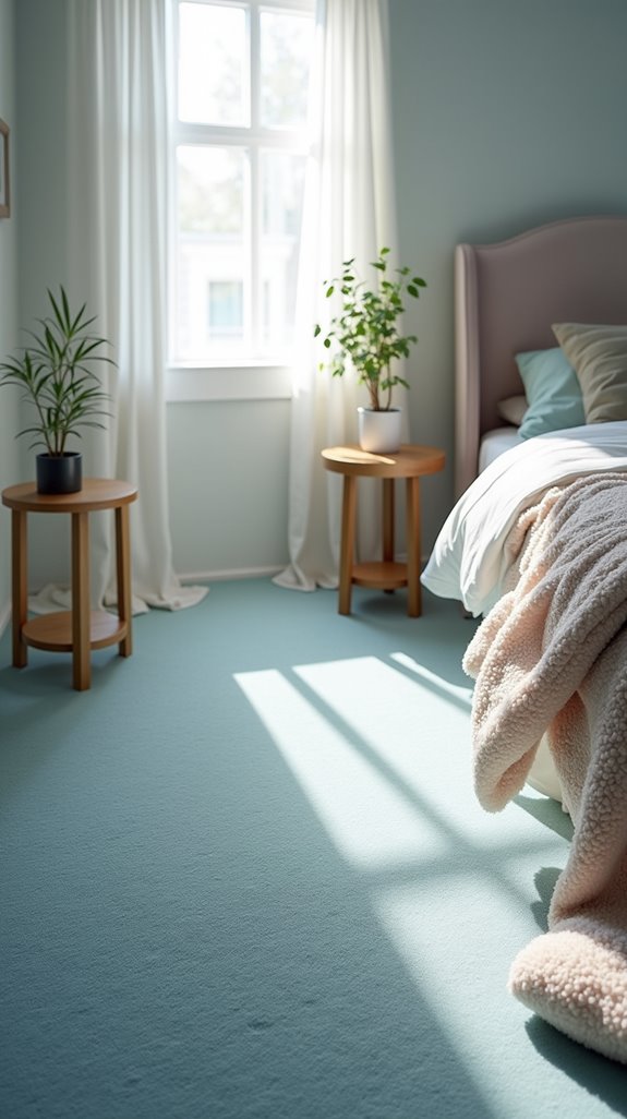 calming carpet color choices