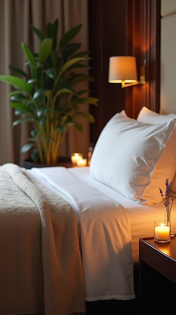 candles and oils ambiance