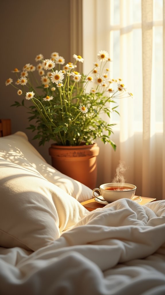 chamomile promotes restful sleep