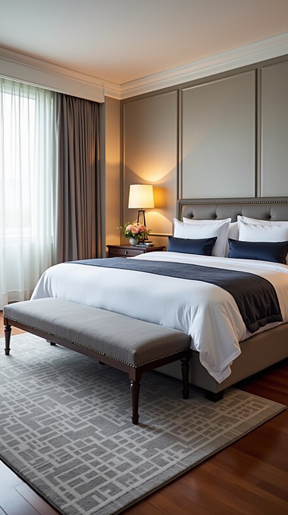 chic area rug transformation