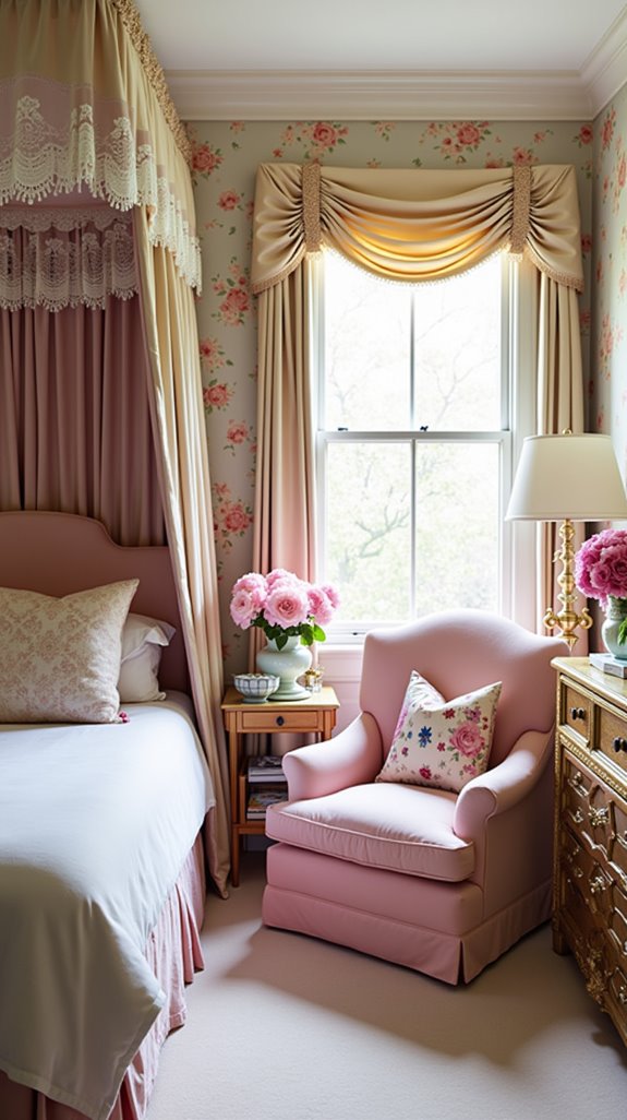 chic vintage coquette furniture