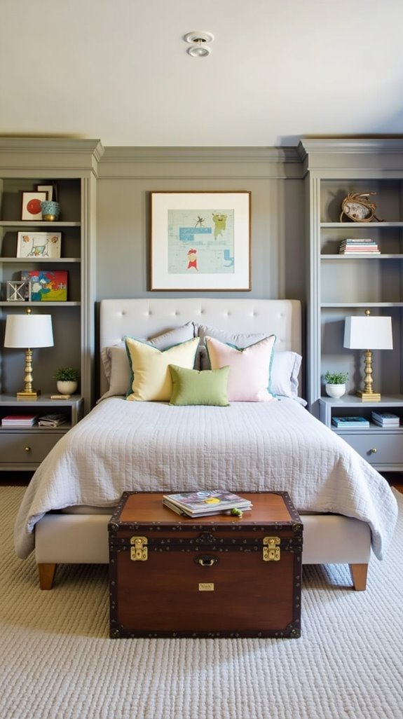 clever small room storage