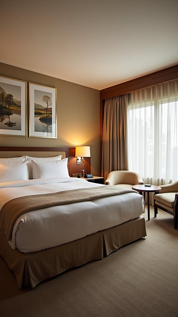 cohesive hotel bedroom design