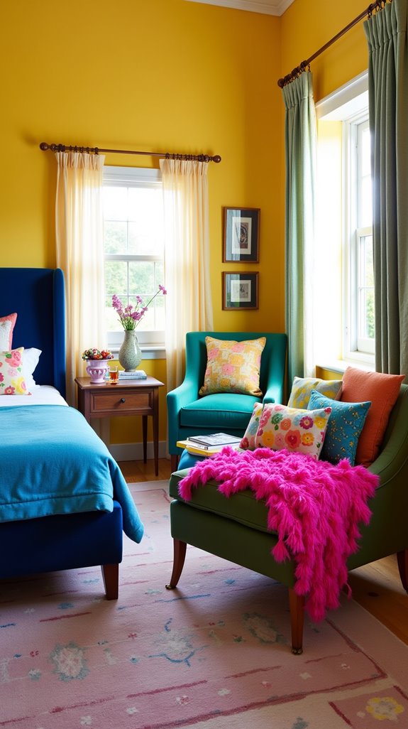 colorful furniture design statement