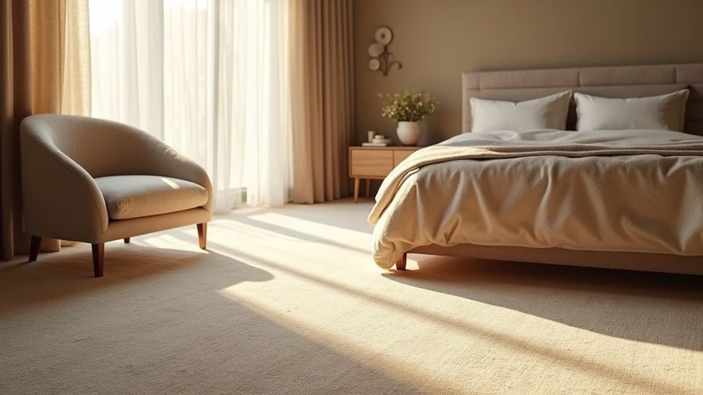 cozy bedroom carpet designs