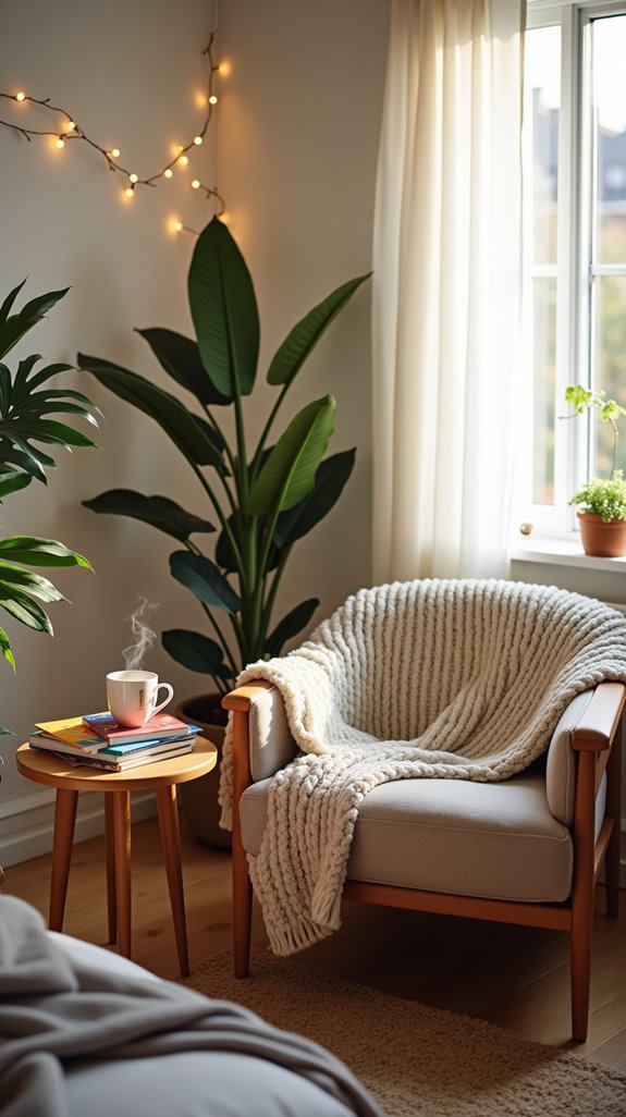 cozy book lover s retreat