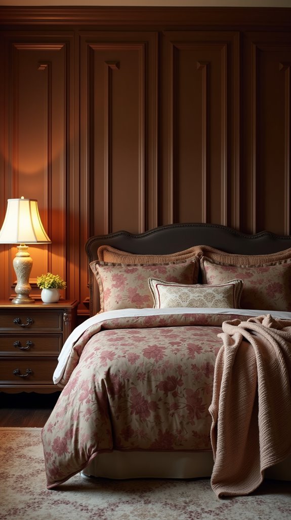 cozy brown floral mix