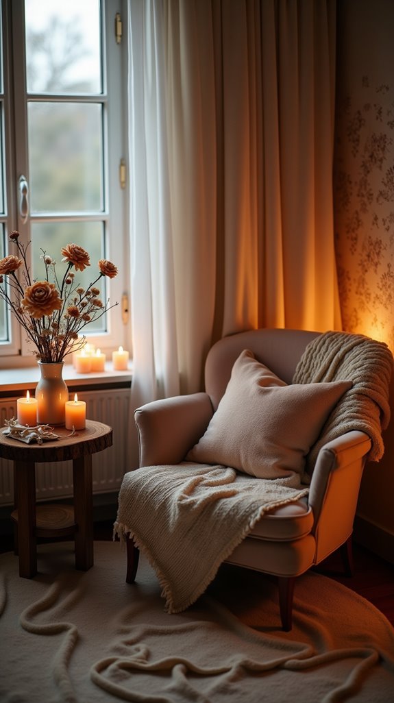 cozy corner for intimacy