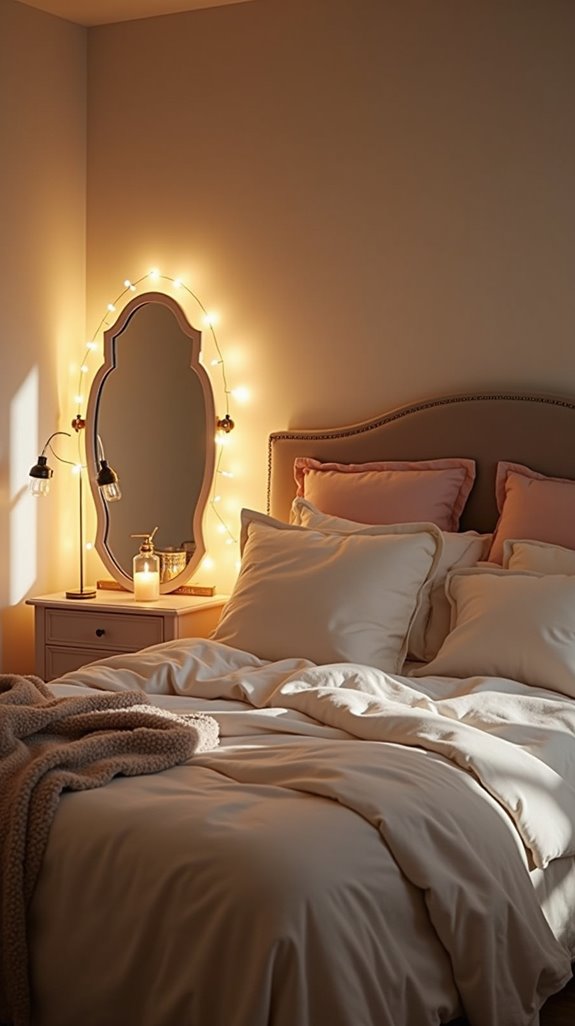 cozy dim romantic lighting