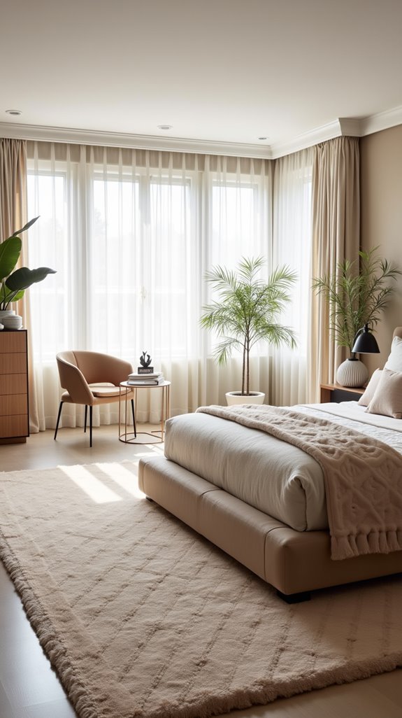 cozy durable stylish bedroom rug