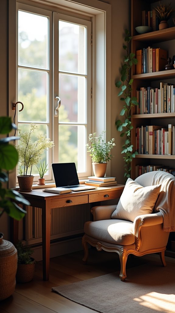 cozy inspiring workspace sanctuary