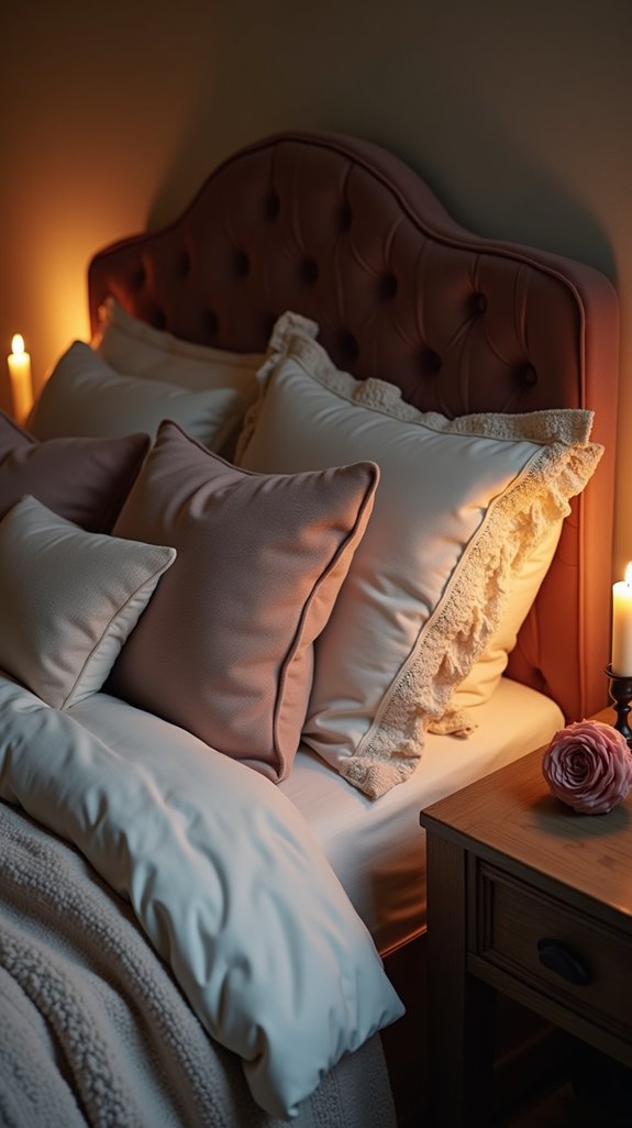 cozy layered textures create intimacy