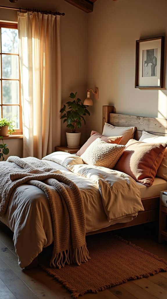 cozy natural textiles and fabrics