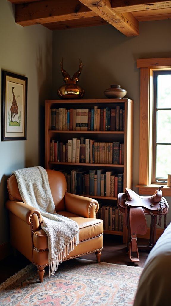 cozy nook with books