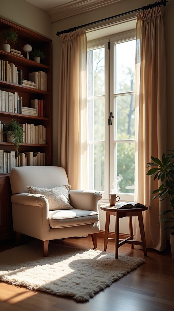 cozy reading nook sanctuary