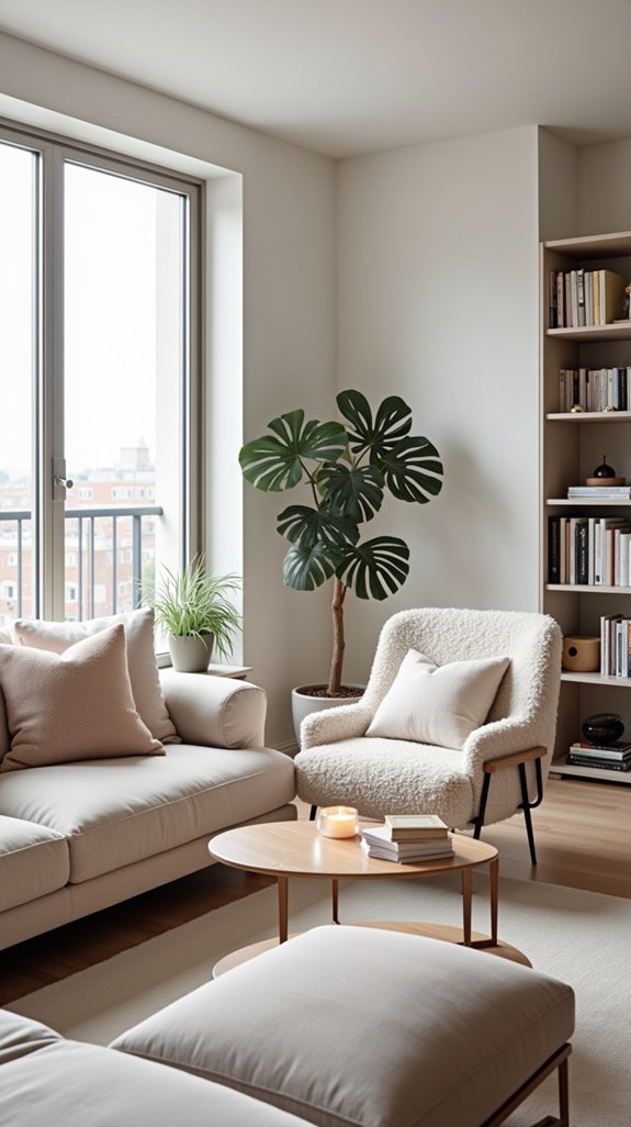 cozy relaxation nook setup