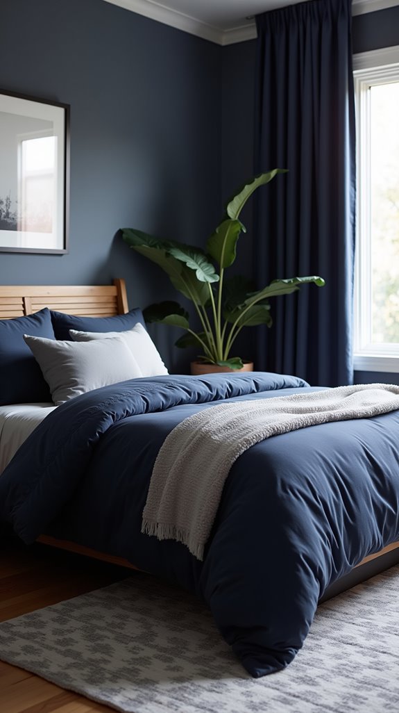 cozy relaxation through navy