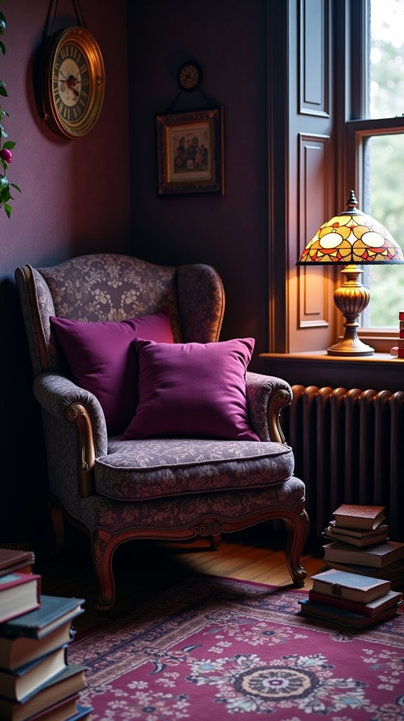 cozy whimsical reading nook