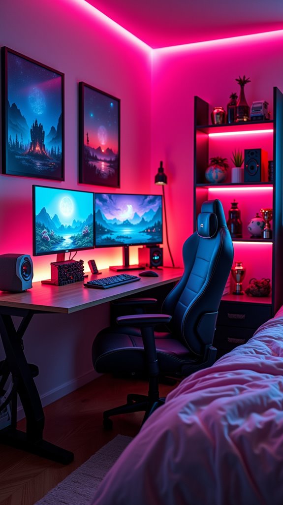 customized diy gamer wall art