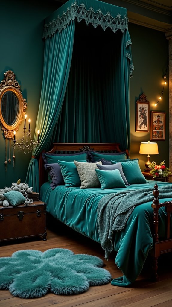 dark color palette embrace