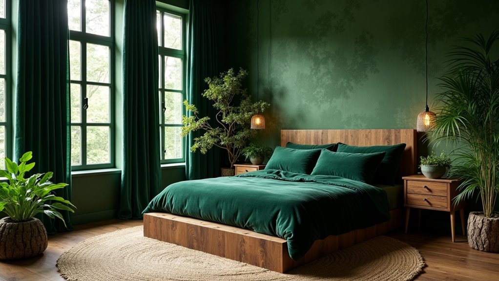 deep green forest retreats