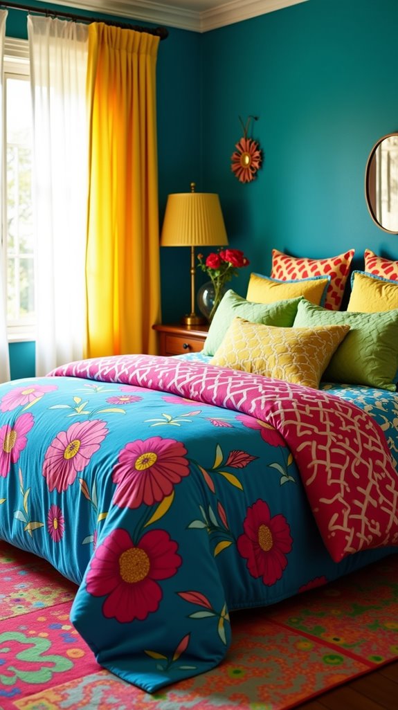 dynamic bedding color patterns