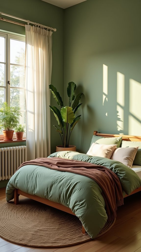 earthy colors promote tranquility