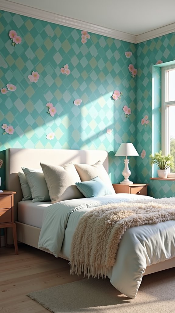 easily updateable bedroom decor