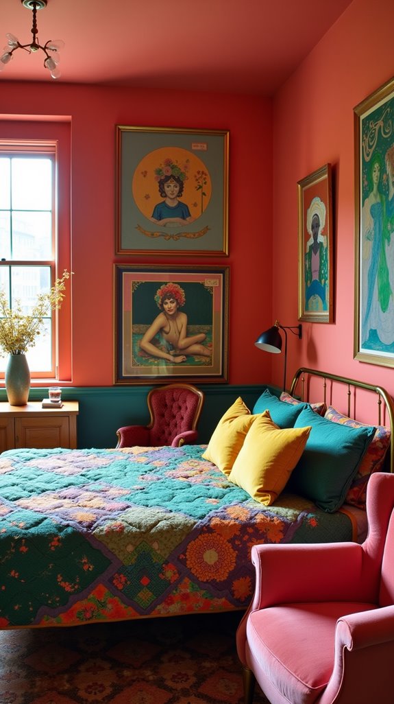 eclectic color combinations embraced