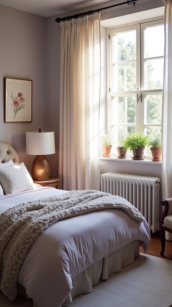 elegant calm bedroom sanctuary