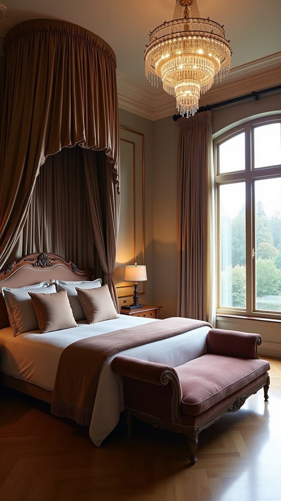 elegant canopy bedroom transformation