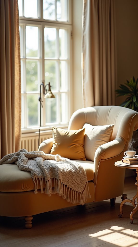 elegant chaise lounge comfort