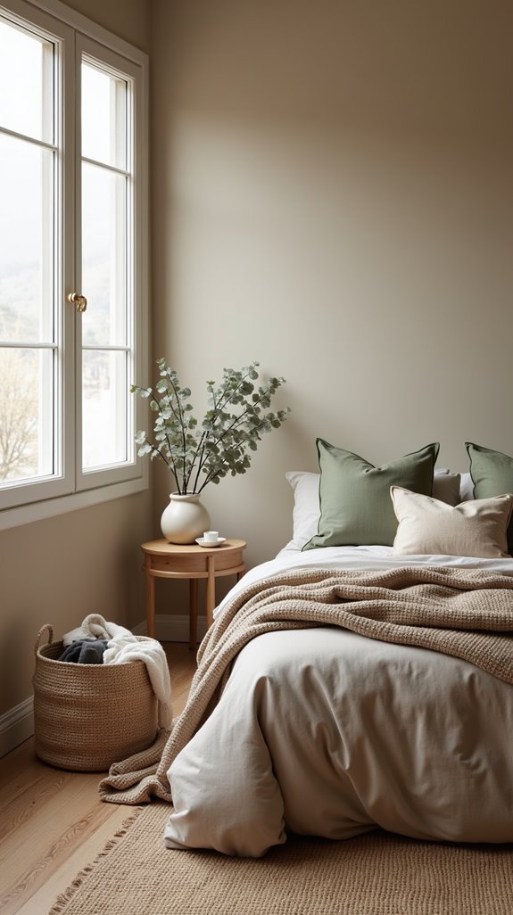 elegant earthy bedroom decor