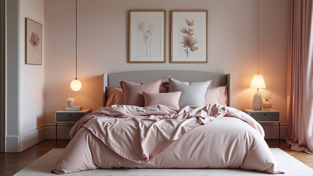 elegant pink and grey design