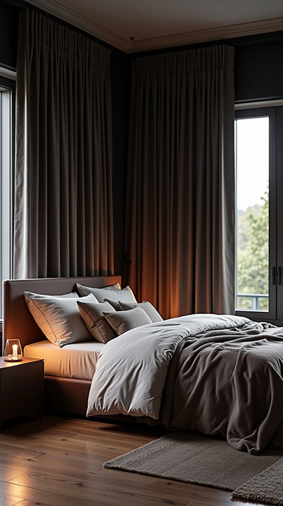 enhance sleep with blackout curtains