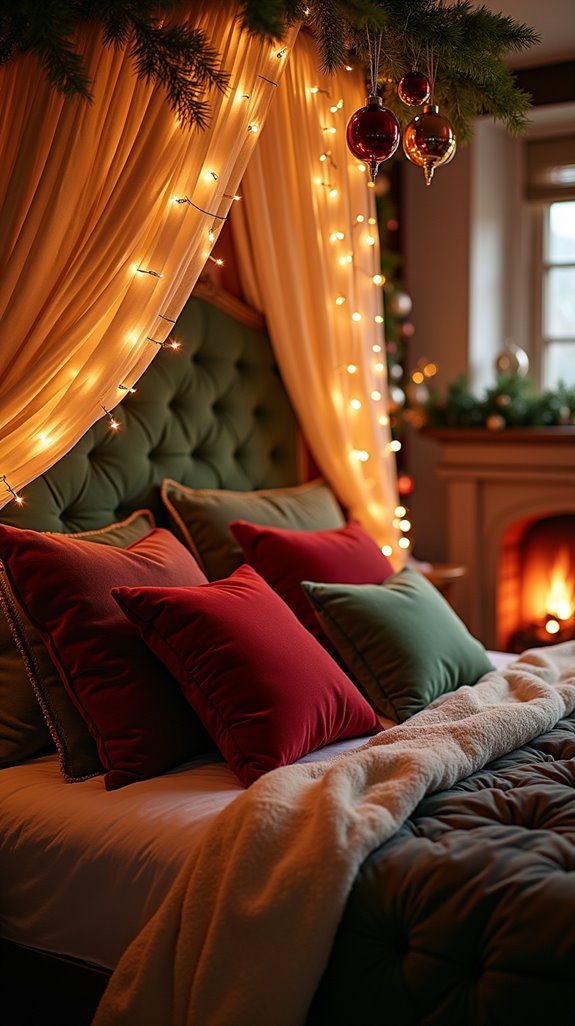 festive magical bedroom canopy