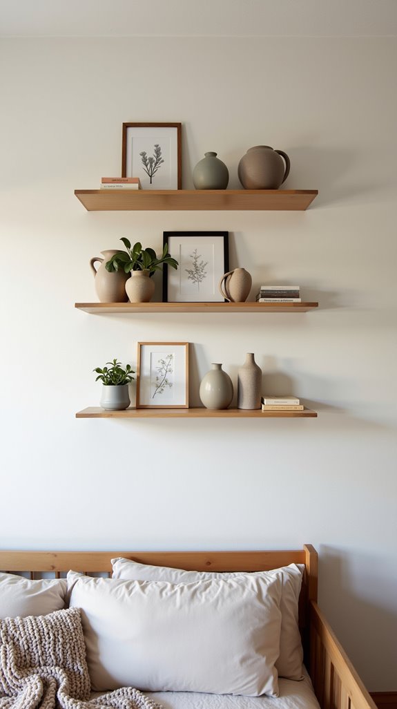 harmonized shelves enhance d cor