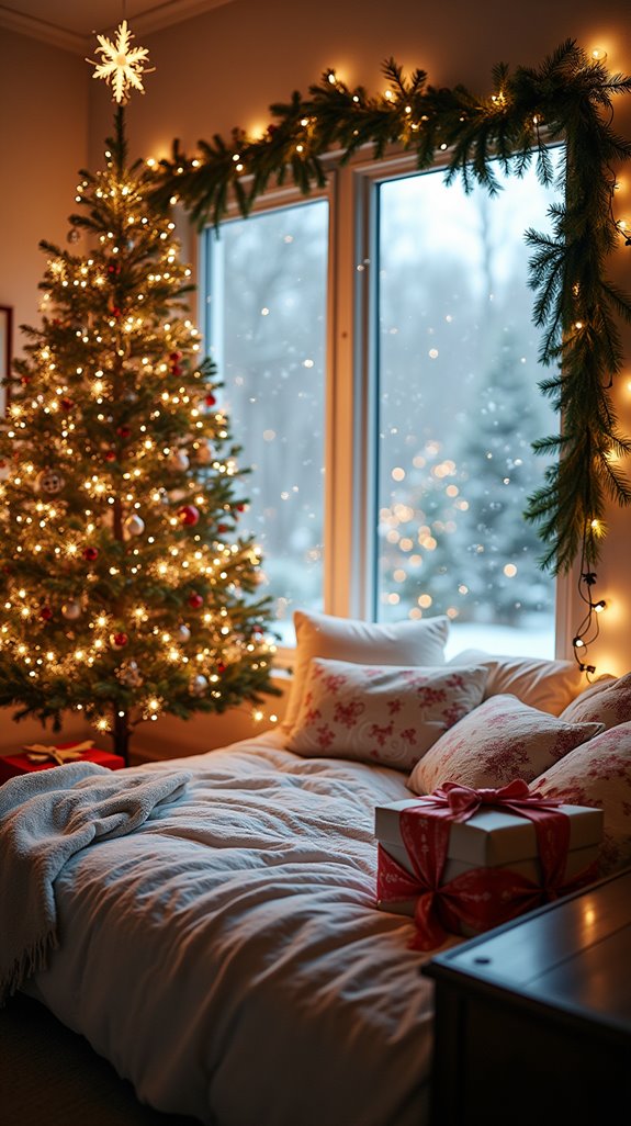 heartwarming holiday photo display