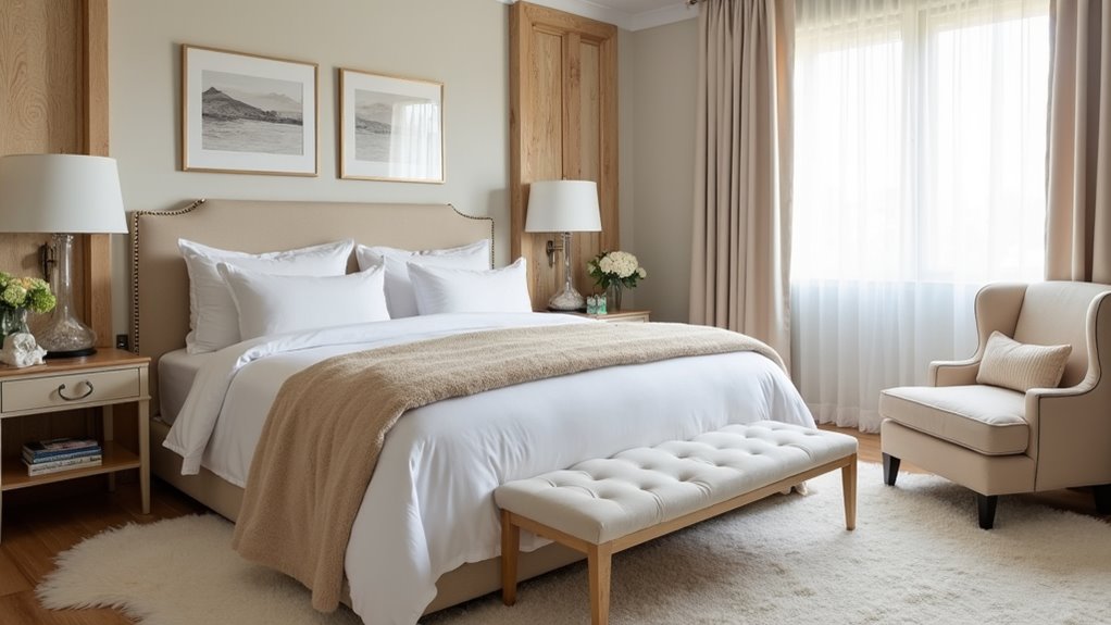 hotel inspired bedroom decor