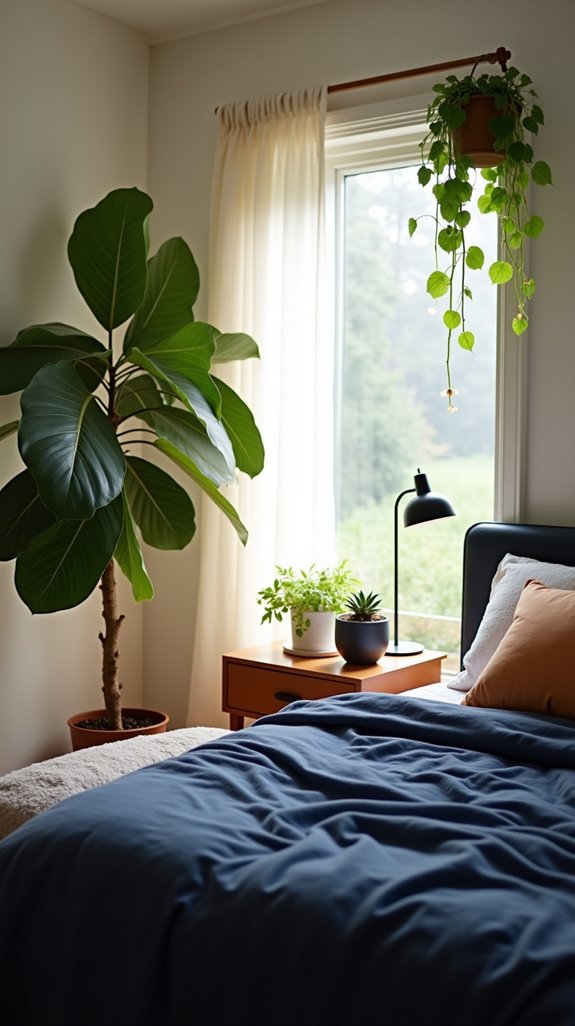 indoor plants enhance comfort