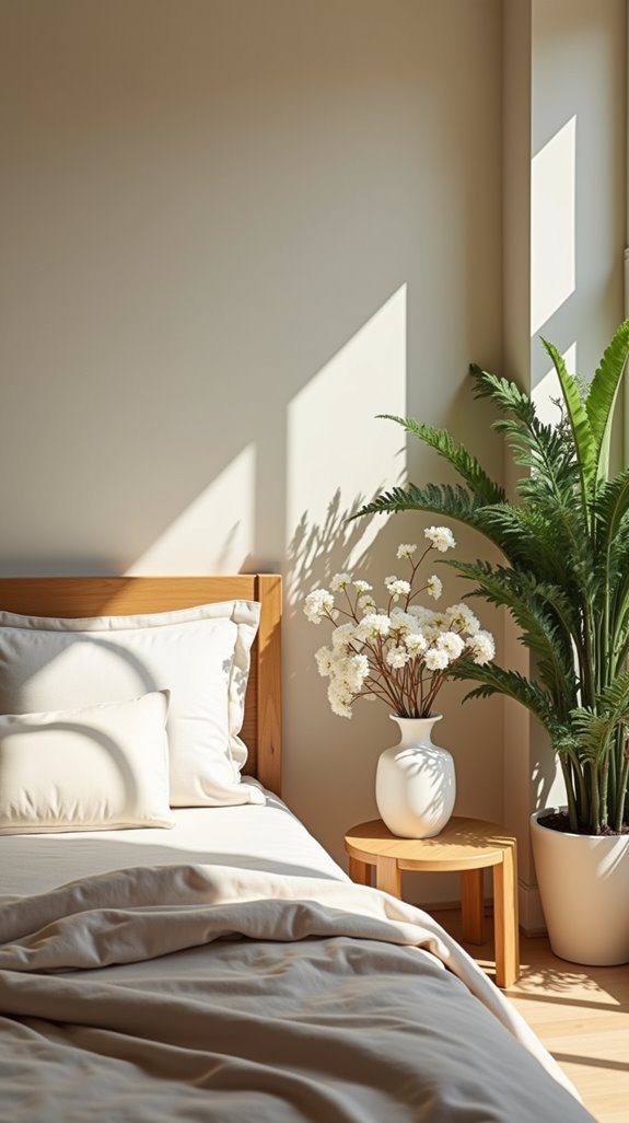 indoor plants enhance tranquility