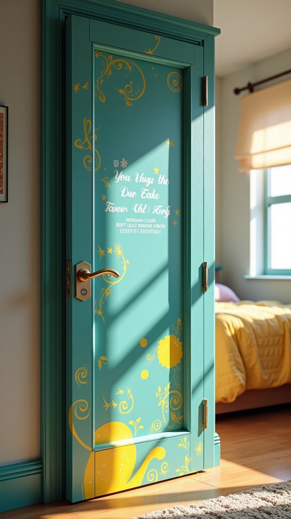 inspirational quotes on door